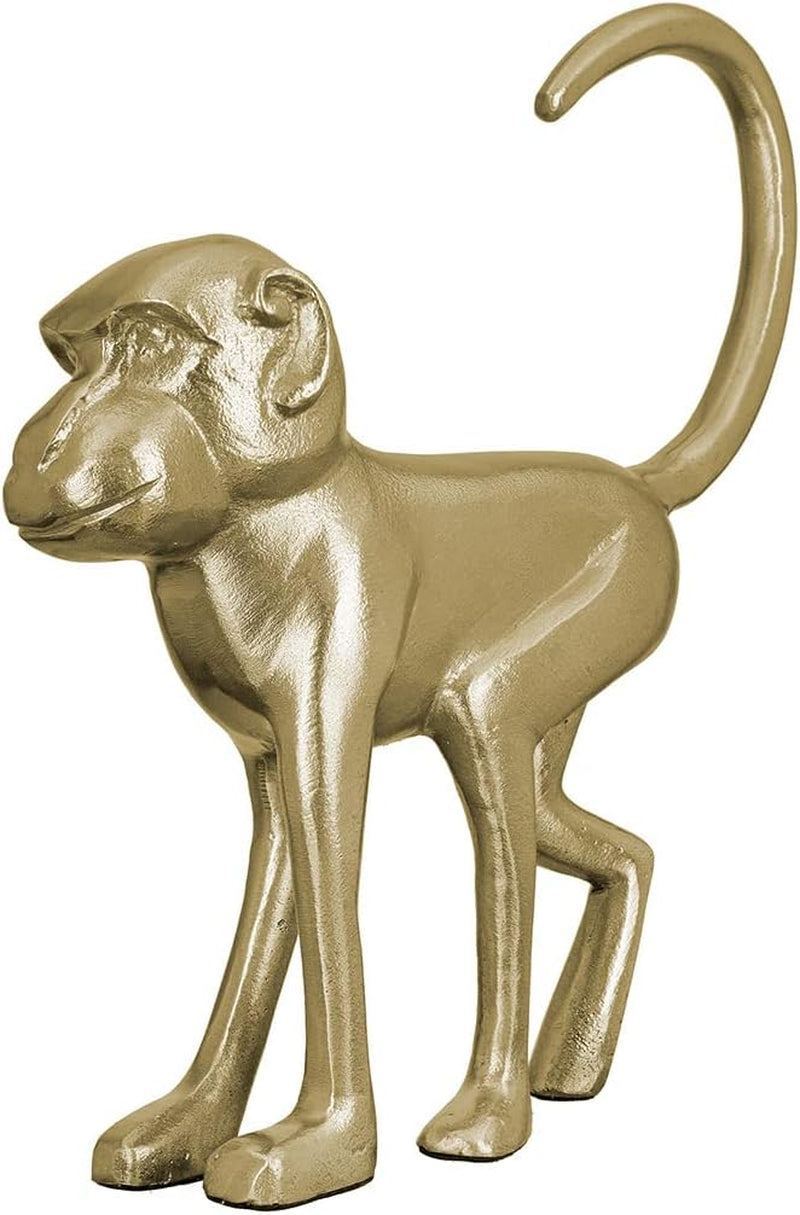 Monkey Gold | Aluminium Skulptur 34 cm