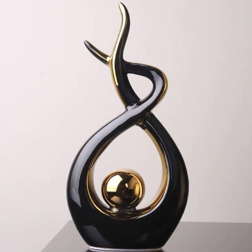 CESTATIVO Keramik Statue, Moderne Abstrakte Skulptur, Haus Deko, Tischdekoration Für Wohnzimmer, Schlafzimmer, Esszimmer, Büro