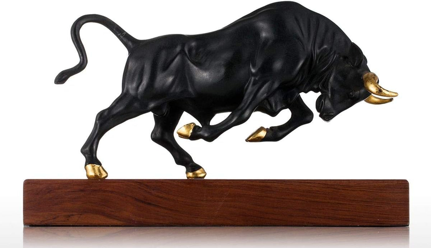 Charging Bull Bronze | Stier-Skulptur mit Kraftwirkung