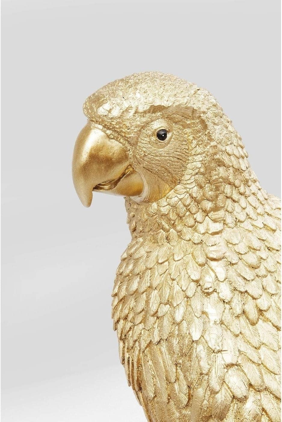 Parrot Gold 116 cm - Große Papagei-Skulptur