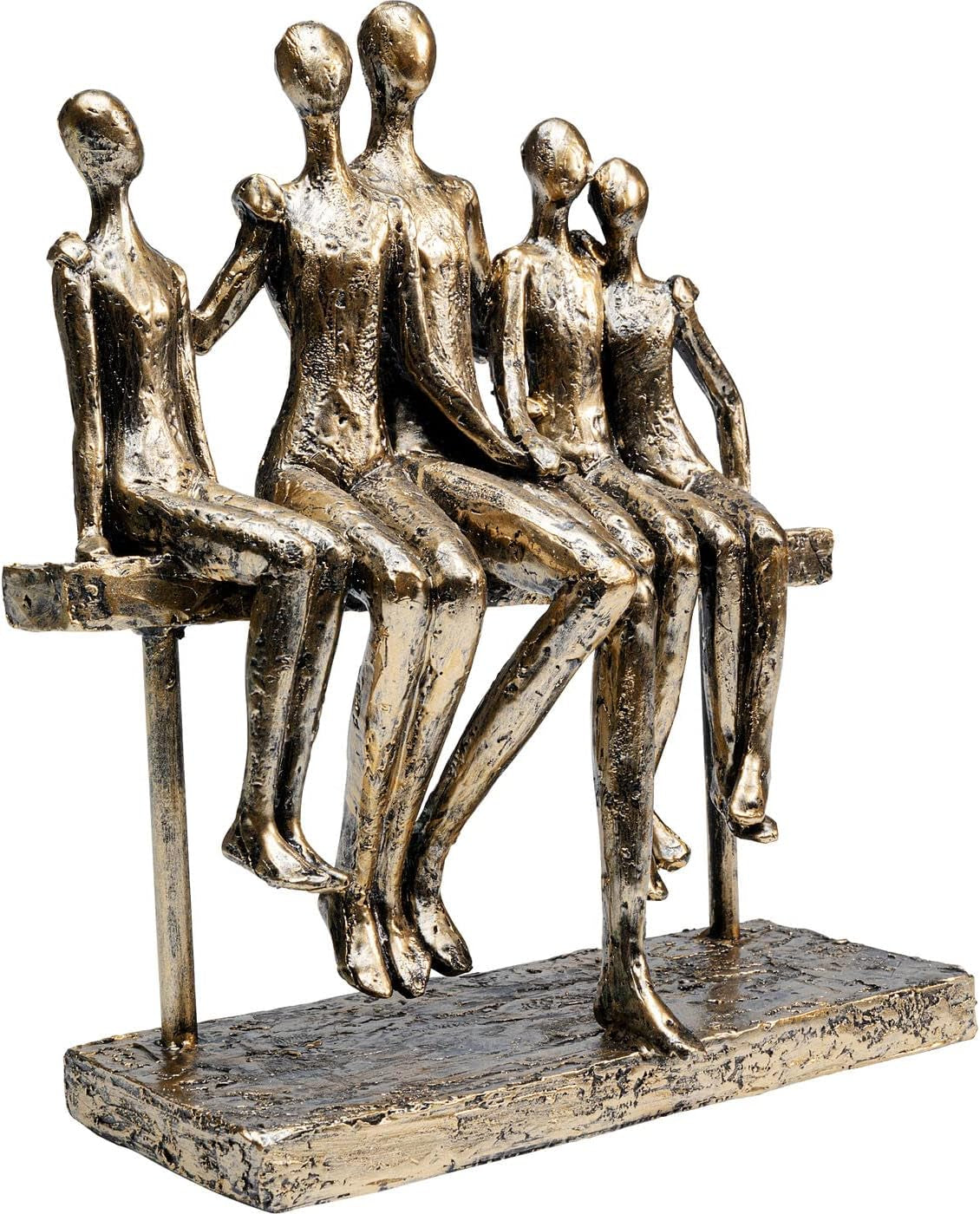 Sitting Break Gold Dekofigur 24 cm