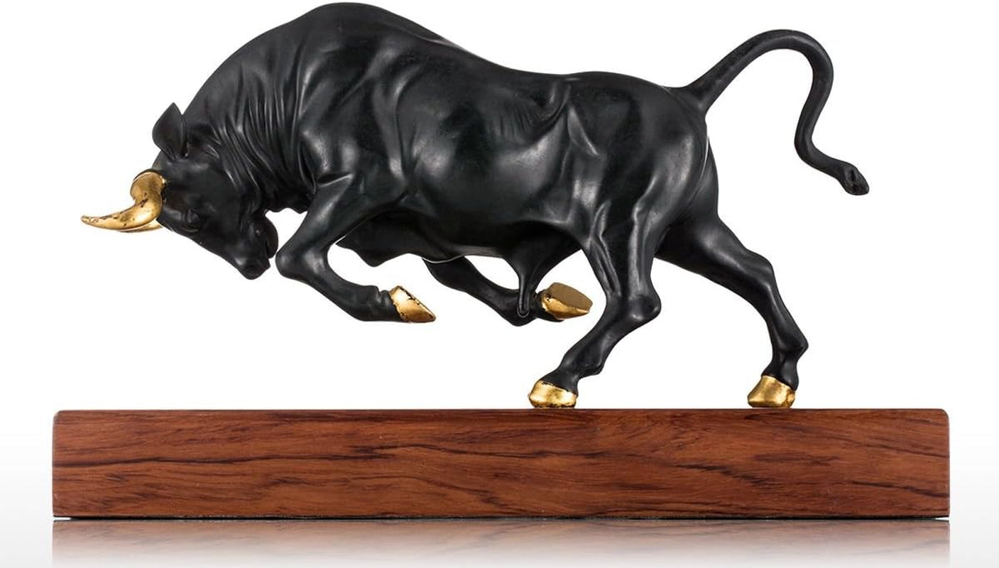 Charging Bull Bronze | Stier-Skulptur mit Kraftwirkung