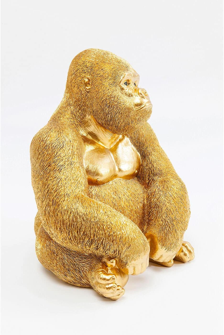 Monkey Gorilla Gold - Dekofigur mit Goldoptik 39 cm