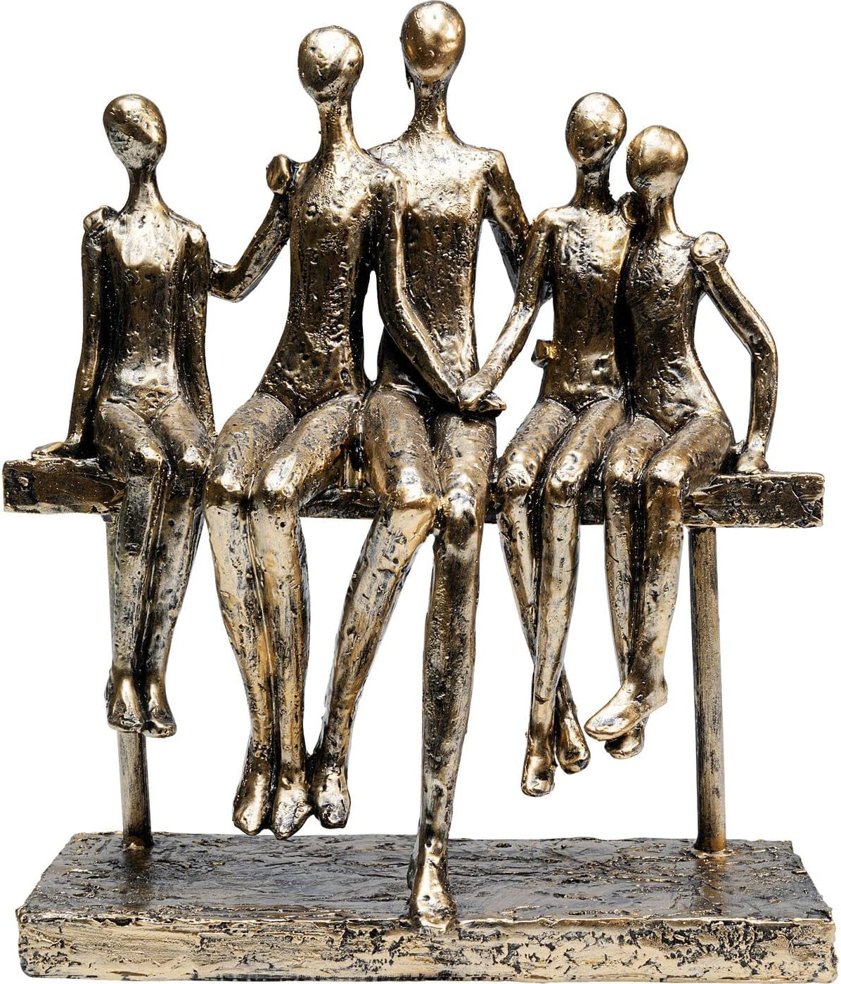 Sitting Break Gold Dekofigur 24 cm
