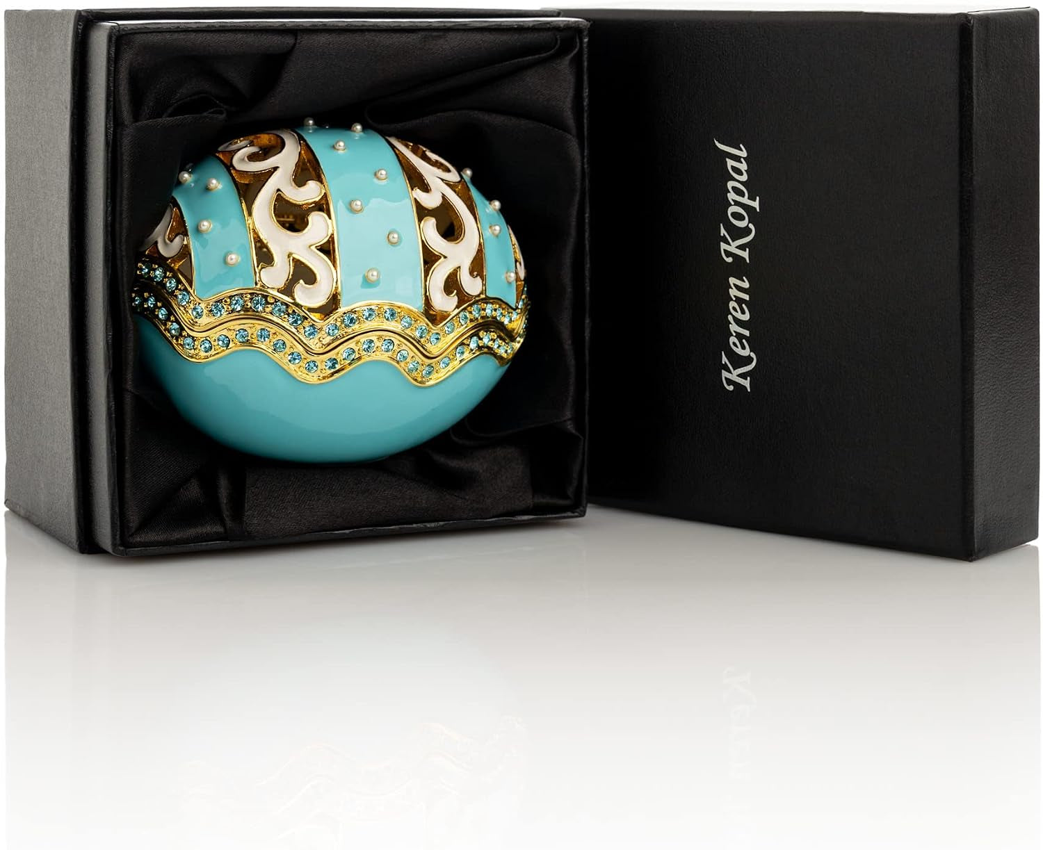 Turquoise Pearl Schmuckei | Sammlerobjekt mit Goldakzent