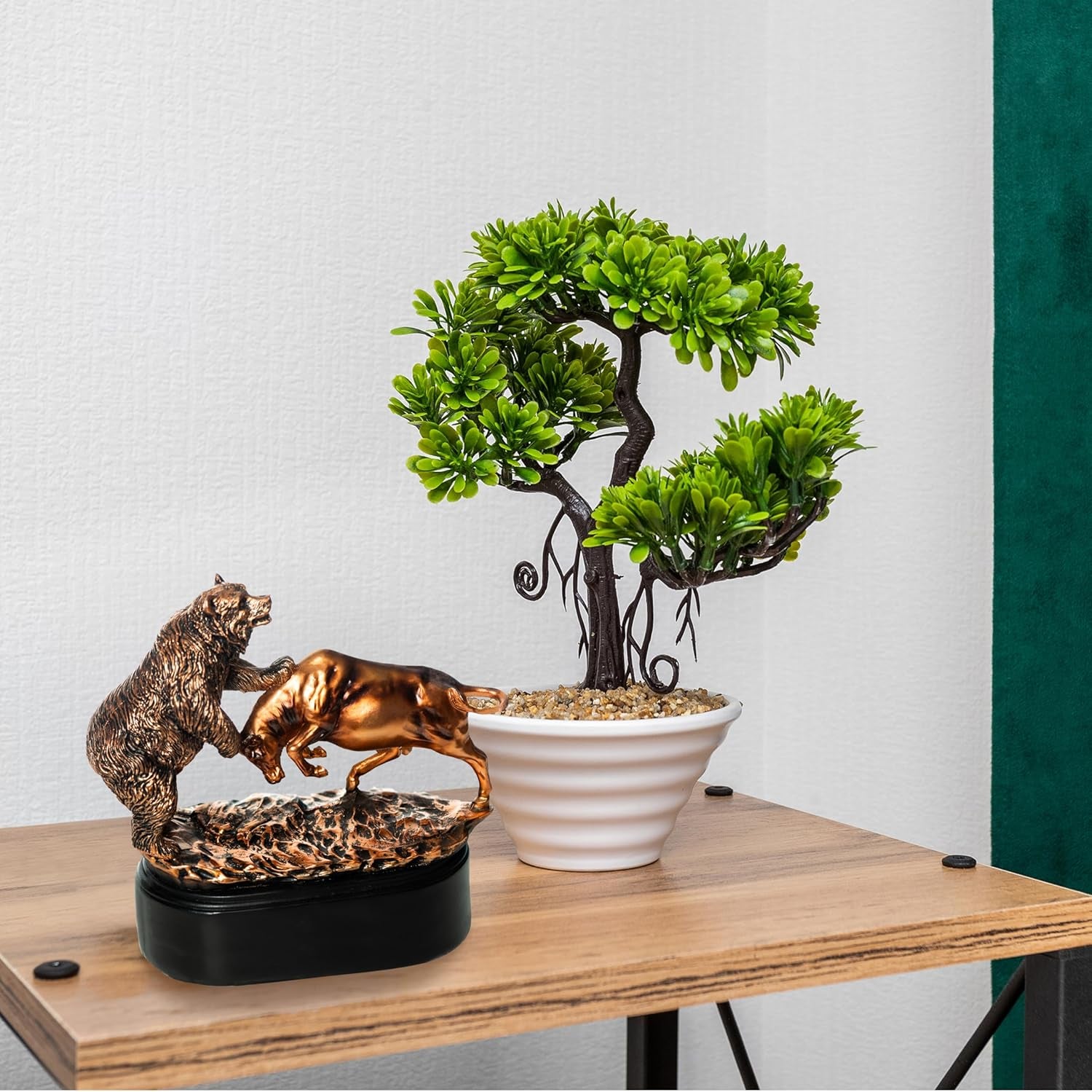 Wall Street Bull & Bear Bronze | Börsen-Skulptur