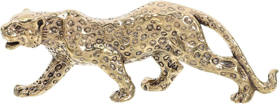 Retro Messing Leopard Figurine Kleine Vintage Tierstatue Langlebige Deko Für Wohnzimmer Büro Und Schreibtisch Kompakte Messingkunst Für Stilvolle Inneneinrichtung