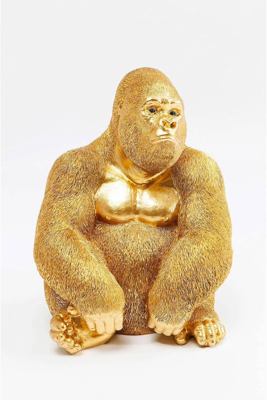 Monkey Gorilla Gold - Dekofigur mit Goldoptik 39 cm