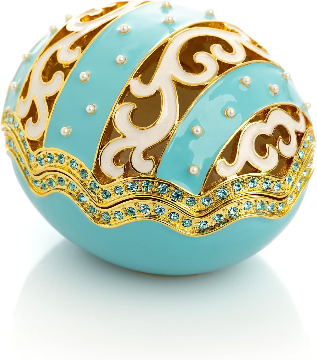 Turquoise Pearl Schmuckei | Sammlerobjekt mit Goldakzent