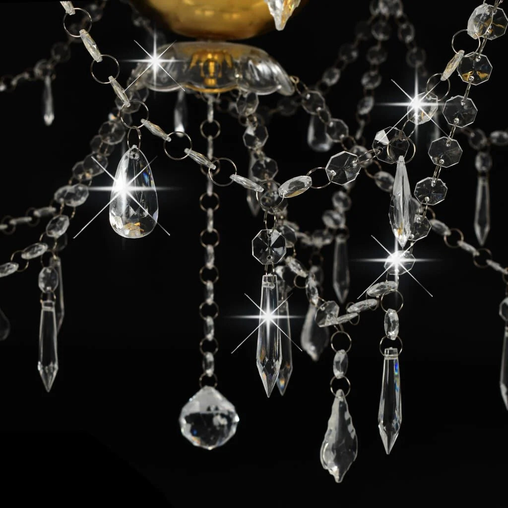 Golden Chandelier Gold Kronleuchter mit 15 Lichtpunkten - Bild 5