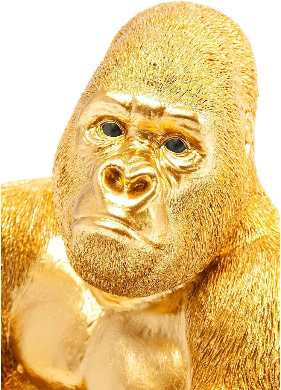 Monkey Gorilla Gold - Dekofigur mit Goldoptik 39 cm