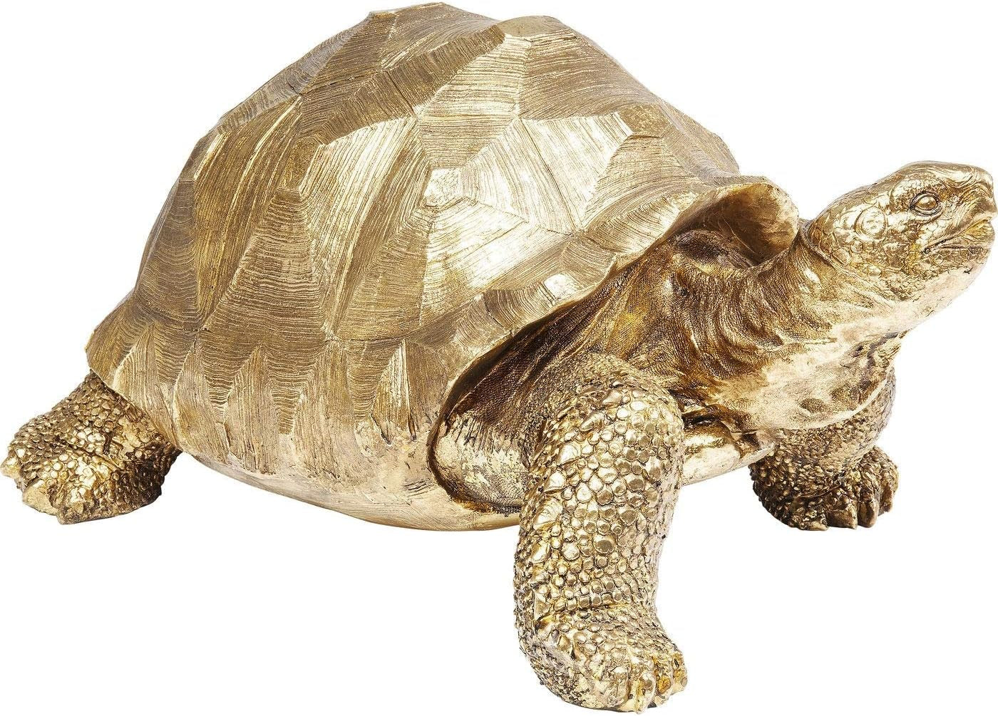 Turtle Gold - Große Schildkröten-Skulptur 60 cm