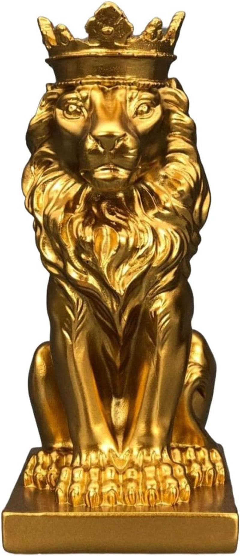Mini Lion Gold | Löwenfigur mit Krone