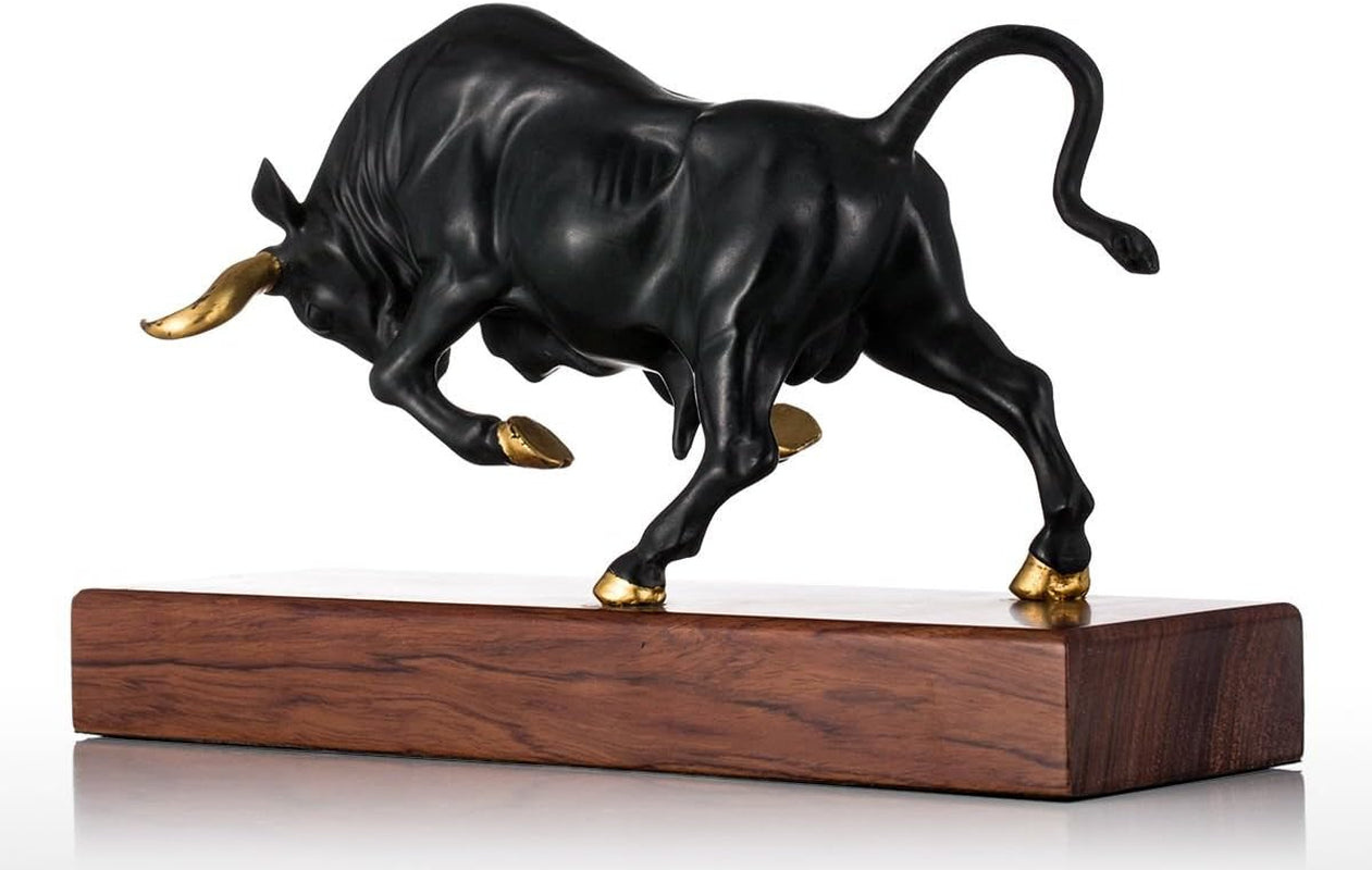 Charging Bull Bronze | Stier-Skulptur mit Kraftwirkung