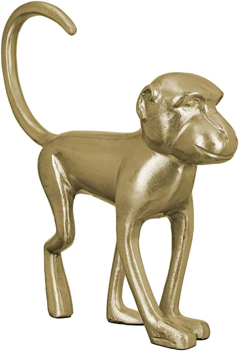 Monkey Gold | Aluminium Skulptur 34 cm
