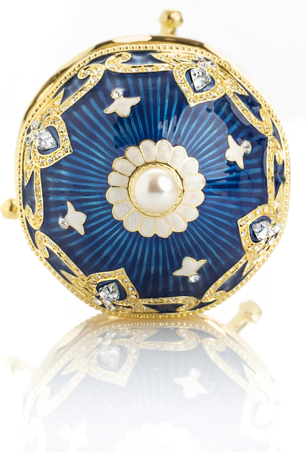 Carousel Horse Spieluhr | Schmuckobjekt mit Goldakzent
