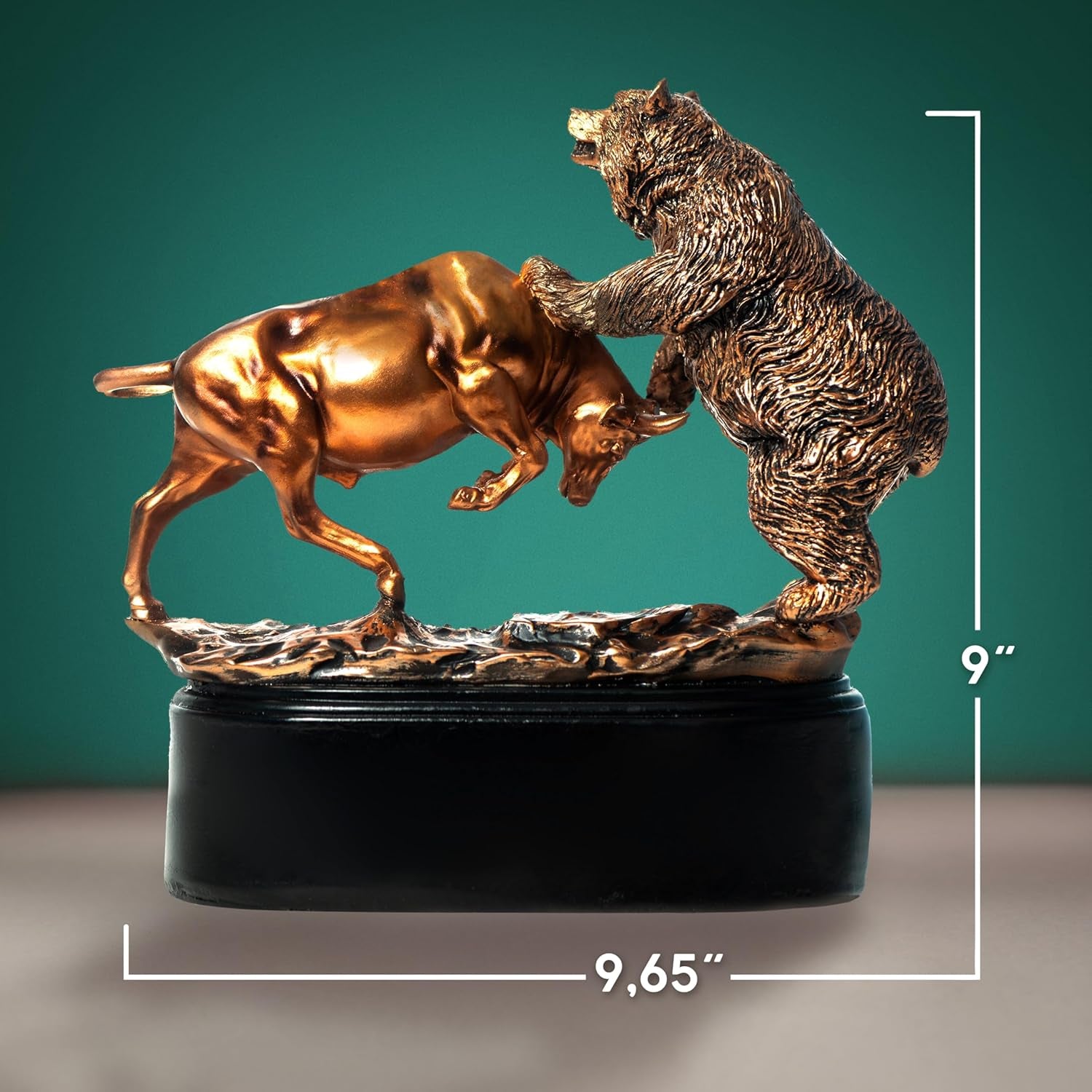 Wall Street Bull & Bear Bronze | Börsen-Skulptur