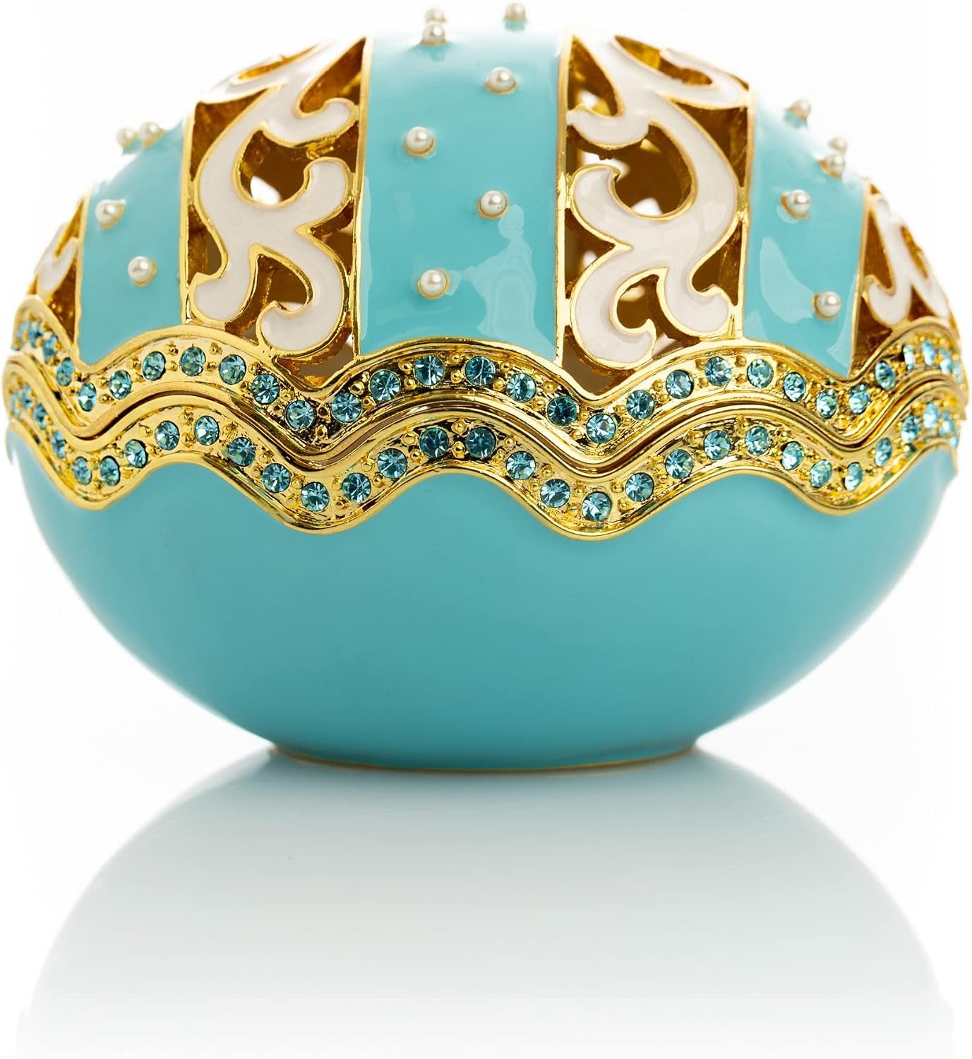Turquoise Pearl Schmuckei | Sammlerobjekt mit Goldakzent