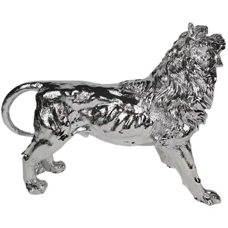 Lion Guard Löwen-Skulptur 45 x 17 x 31 cm in Goldoptik - Ansicht 3