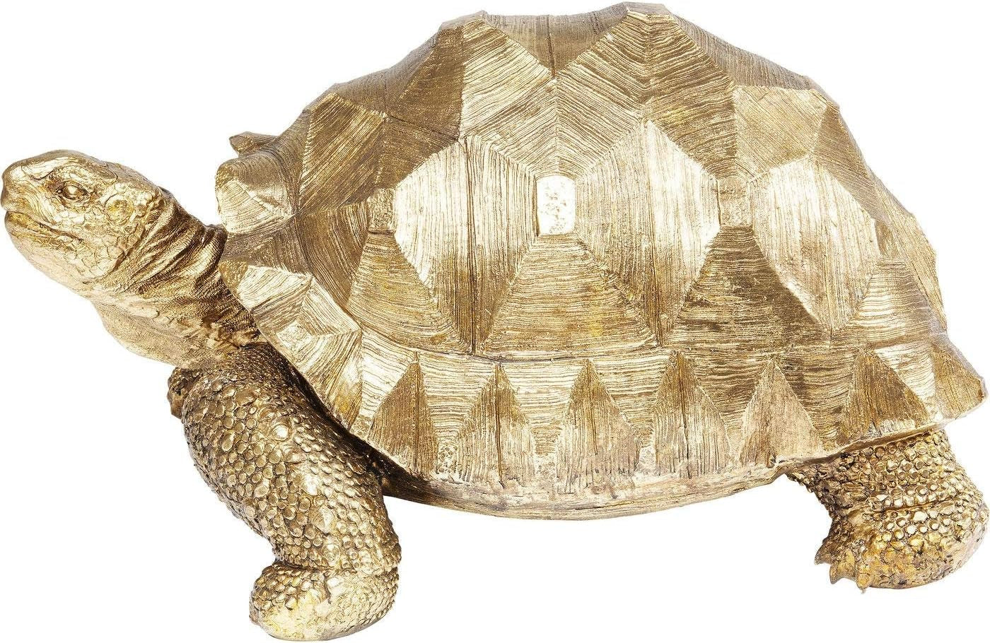 Turtle Gold - Große Schildkröten-Skulptur 60 cm
