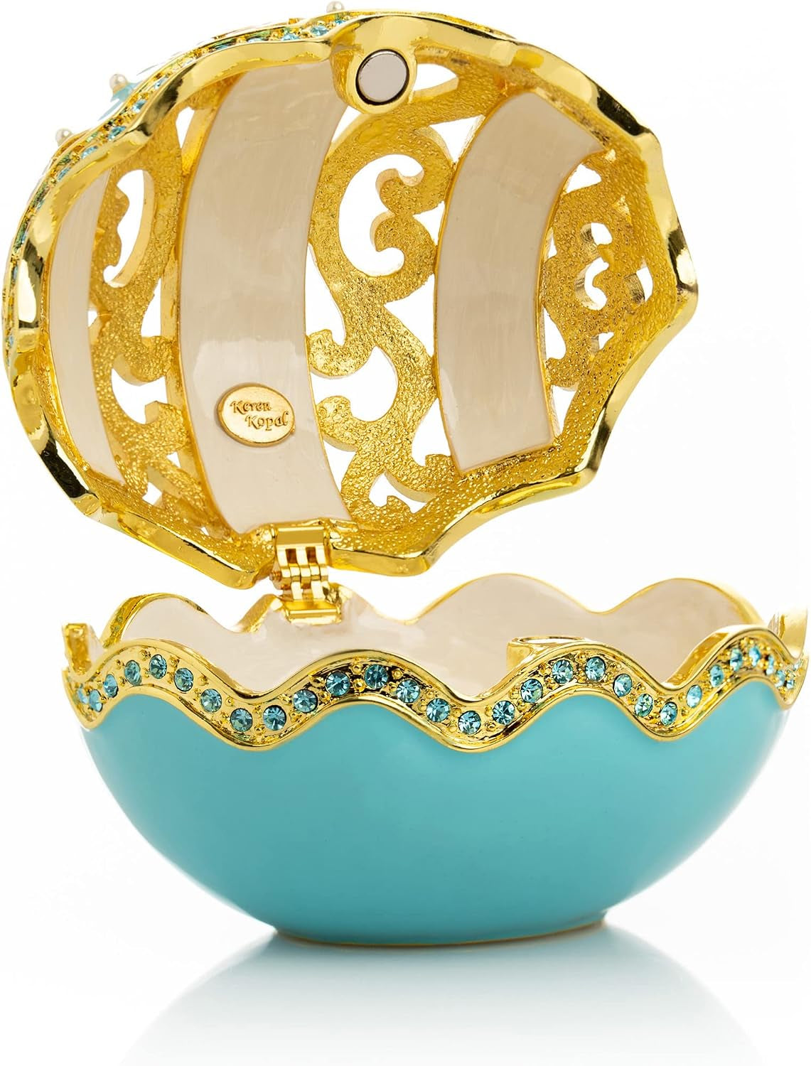 Turquoise Pearl Schmuckei | Sammlerobjekt mit Goldakzent