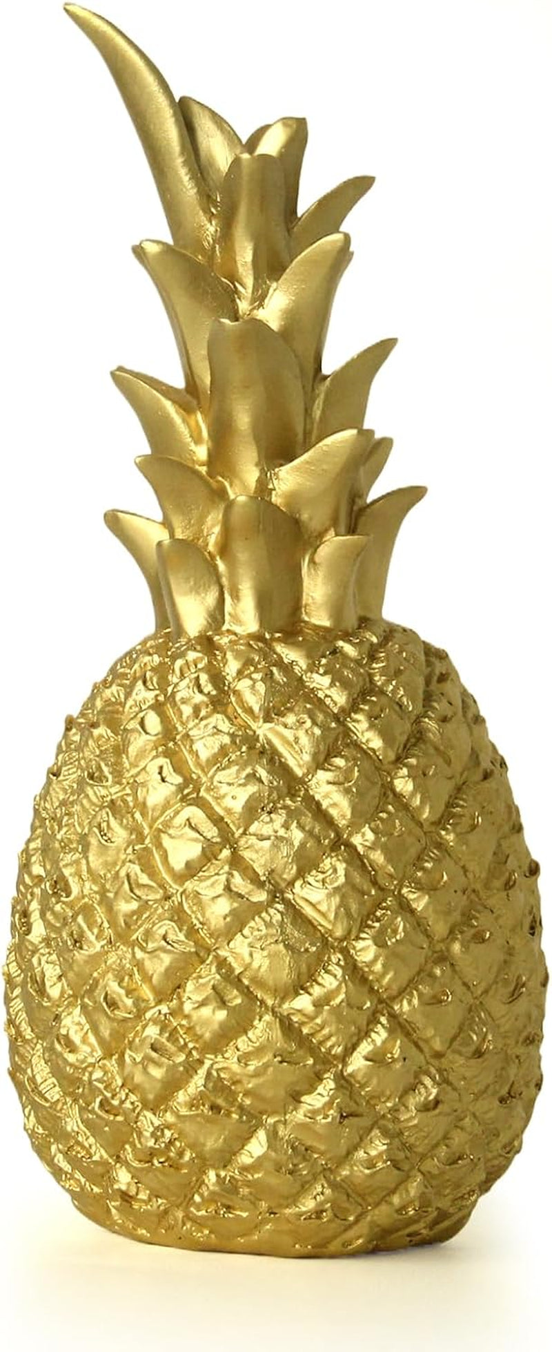 Ananas Deko Statuen,Dekofigur Für Wohnzimmer Schreibtisch Deko (Gold, S)