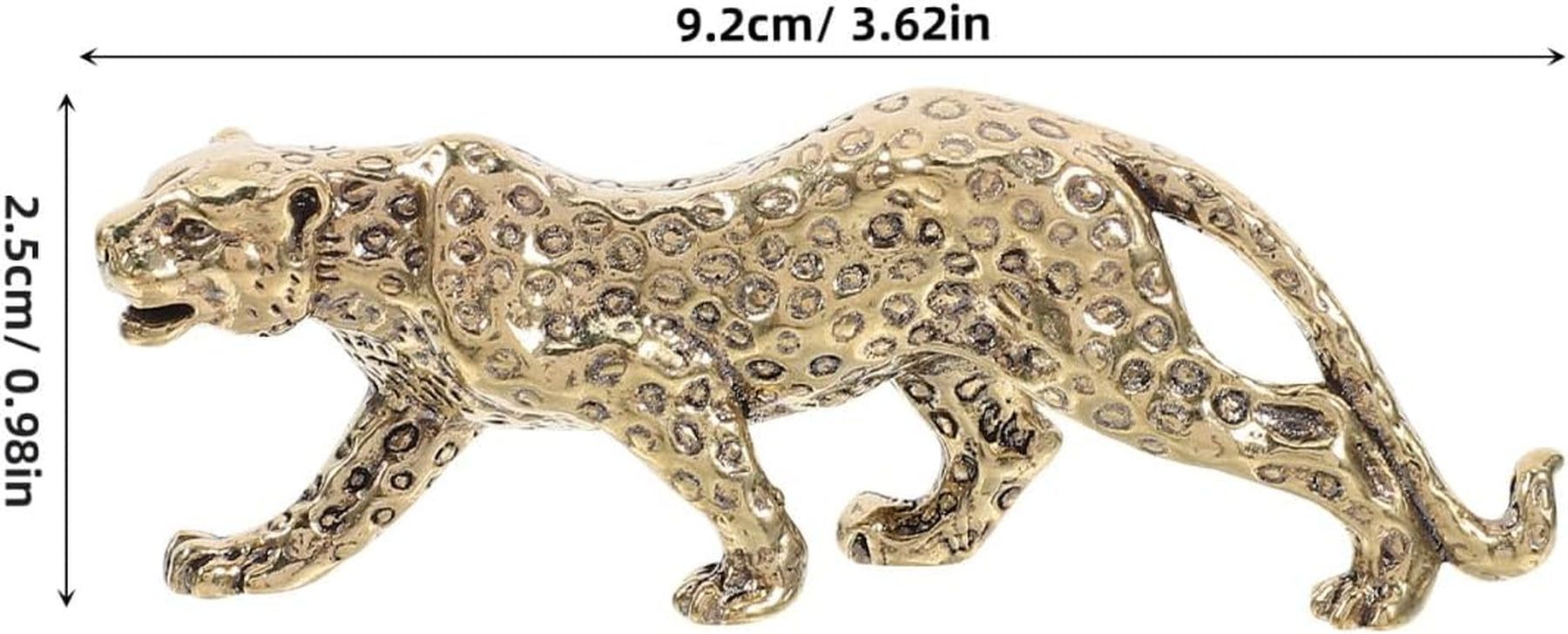 Retro Messing Leopard Figurine Kleine Vintage Tierstatue Langlebige Deko Für Wohnzimmer Büro Und Schreibtisch Kompakte Messingkunst Für Stilvolle Inneneinrichtung