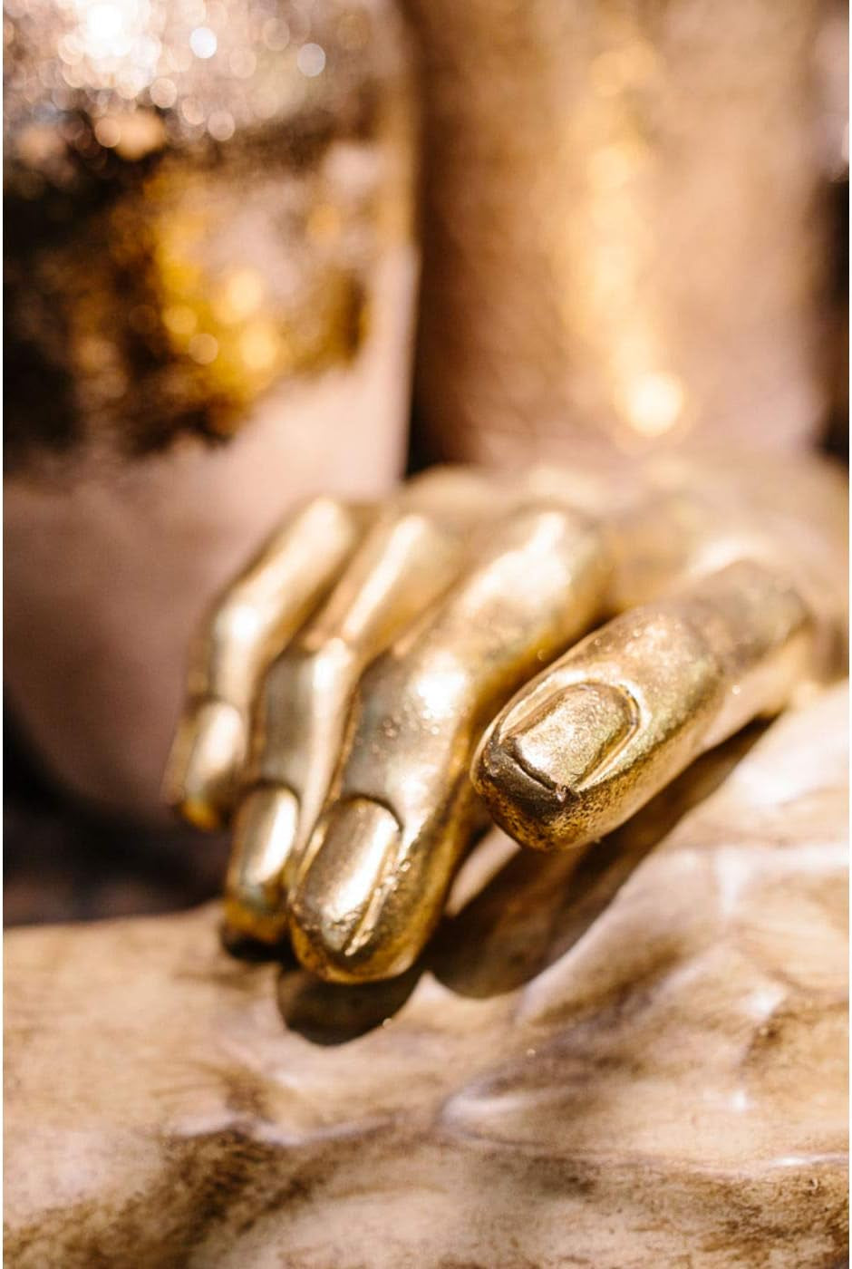 Mano Gold | Hand-Skulptur 35 cm