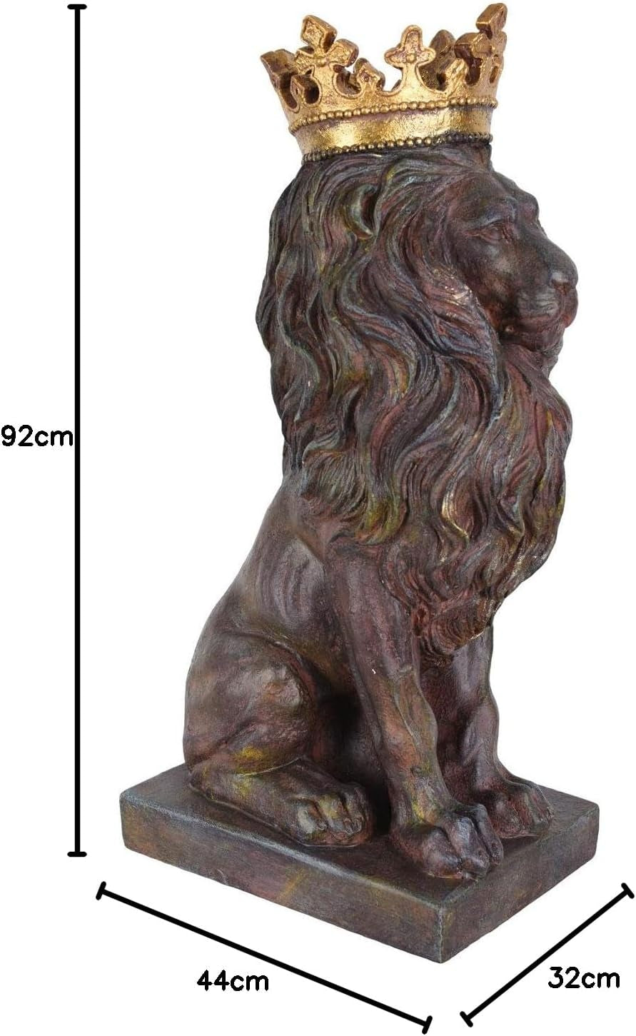 XXL Parkskulptur Löwe Antik Löwenstatue Gartenskulptur Gartenfigur Löwenfigur Cw205 Palazzo Exklusiv