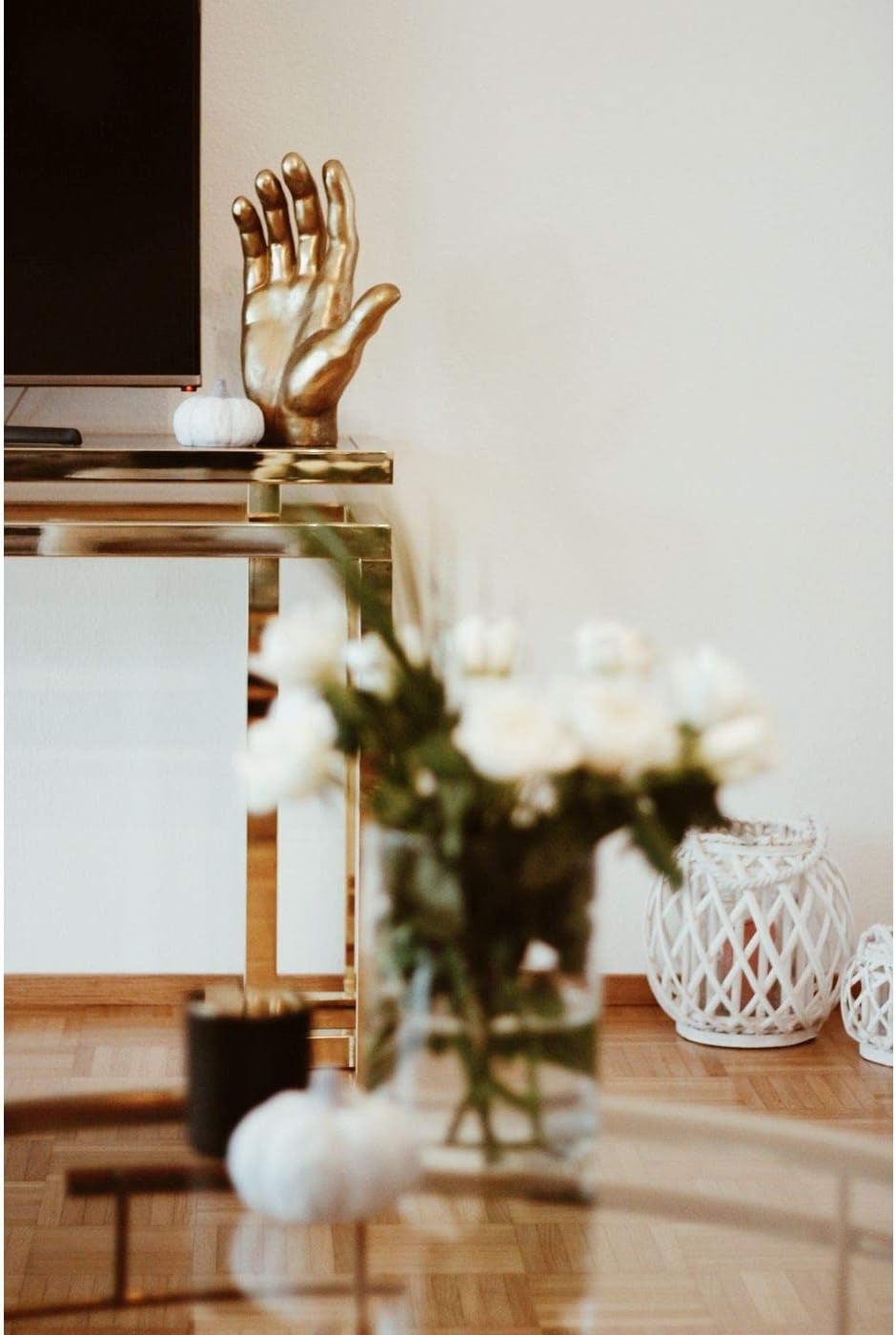 Mano Gold | Hand-Skulptur 35 cm