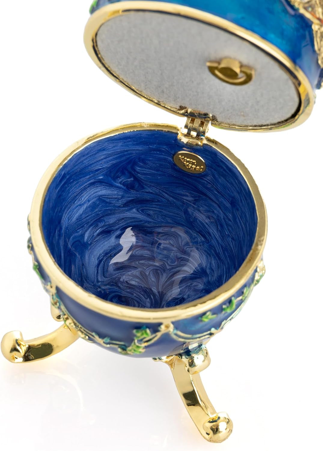 Eagle Schmuckei Blau-Gold | Sammlerobjekt mit Kristall-Look