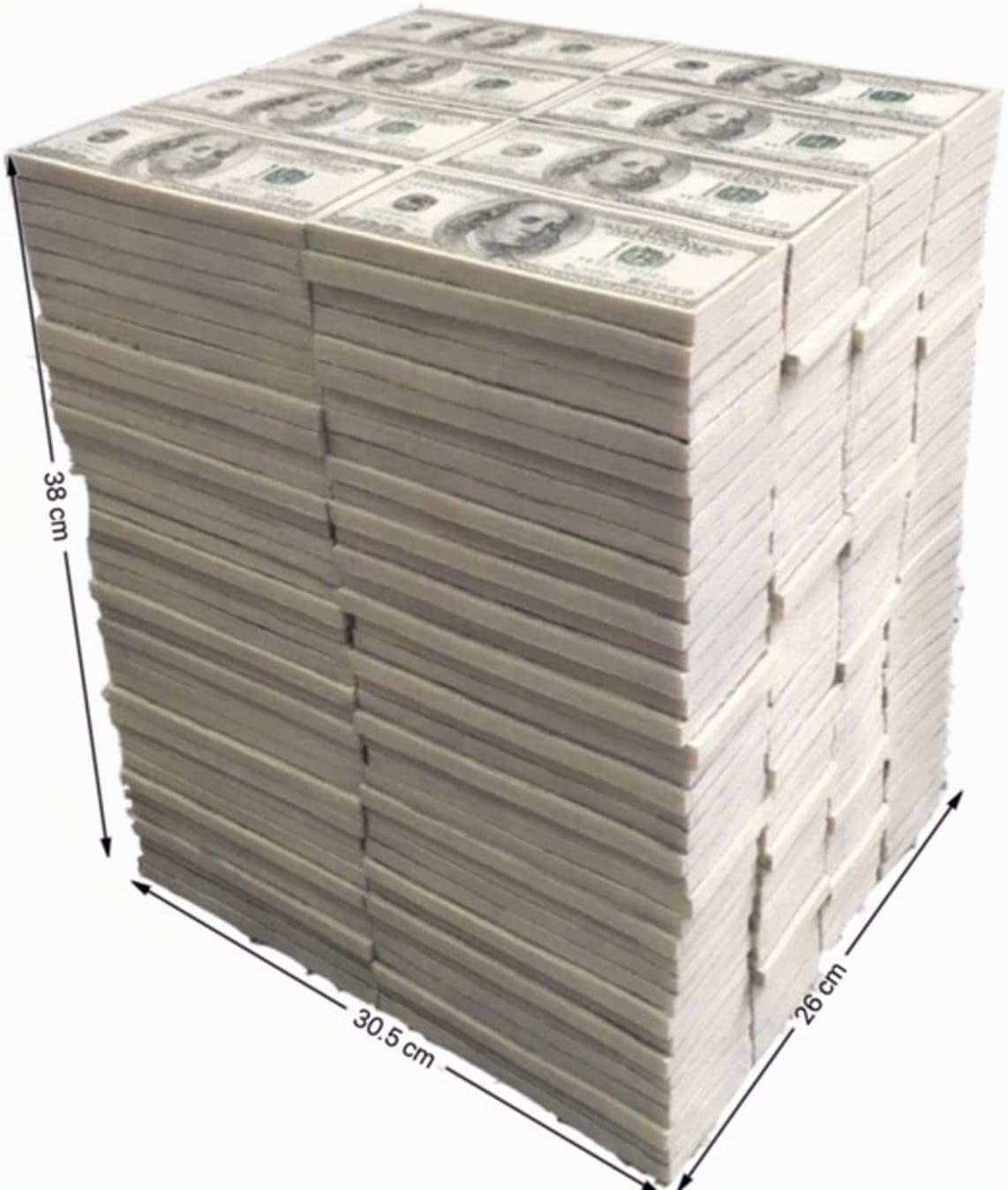 Dollar Hocker 37 x 30 x 26 cm | Money Statement für Office & Lounge