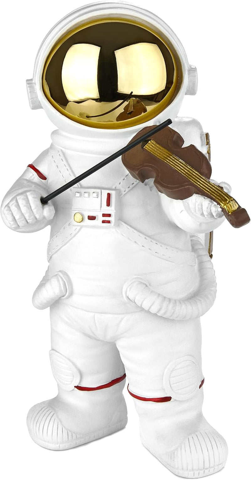 Violin Astronaut Gold - Musiker-Figur 20 cm