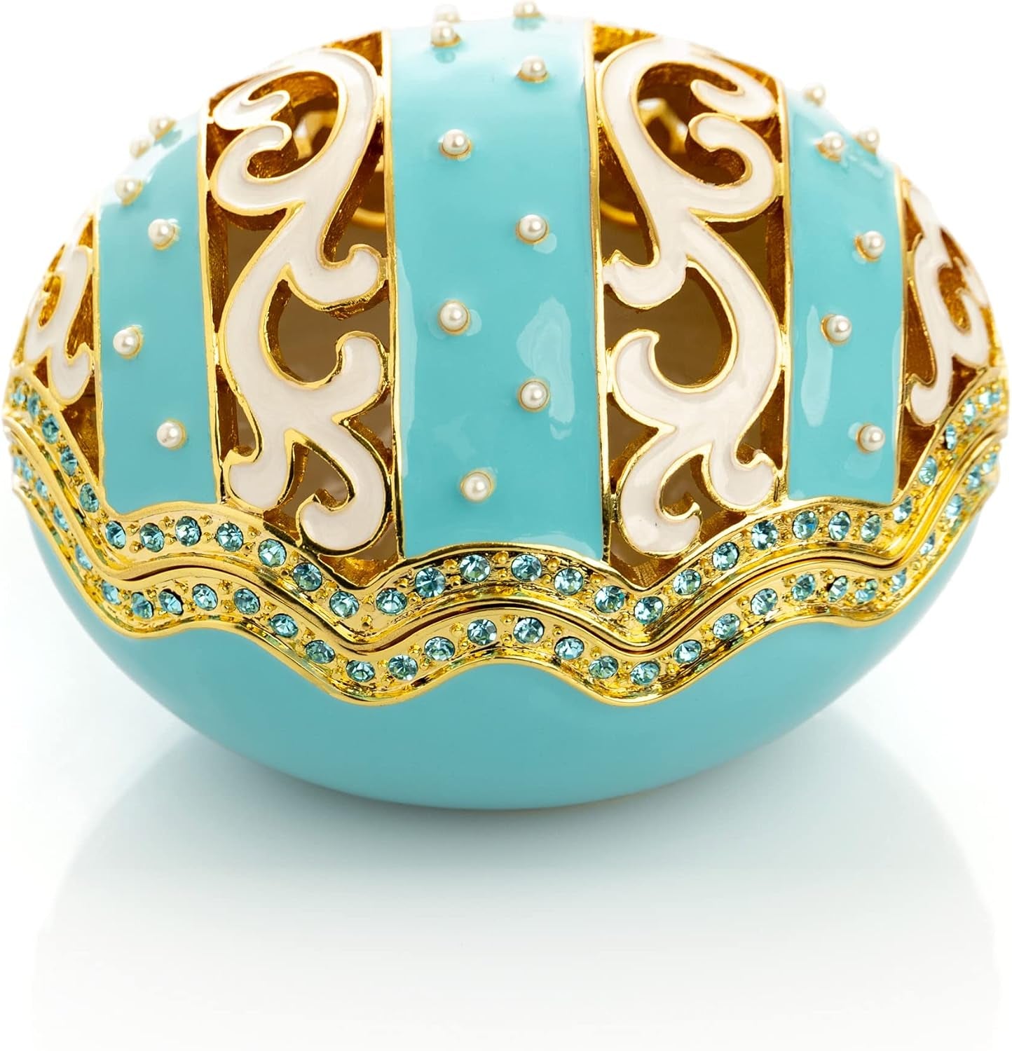 Turquoise Pearl Schmuckei | Sammlerobjekt mit Goldakzent