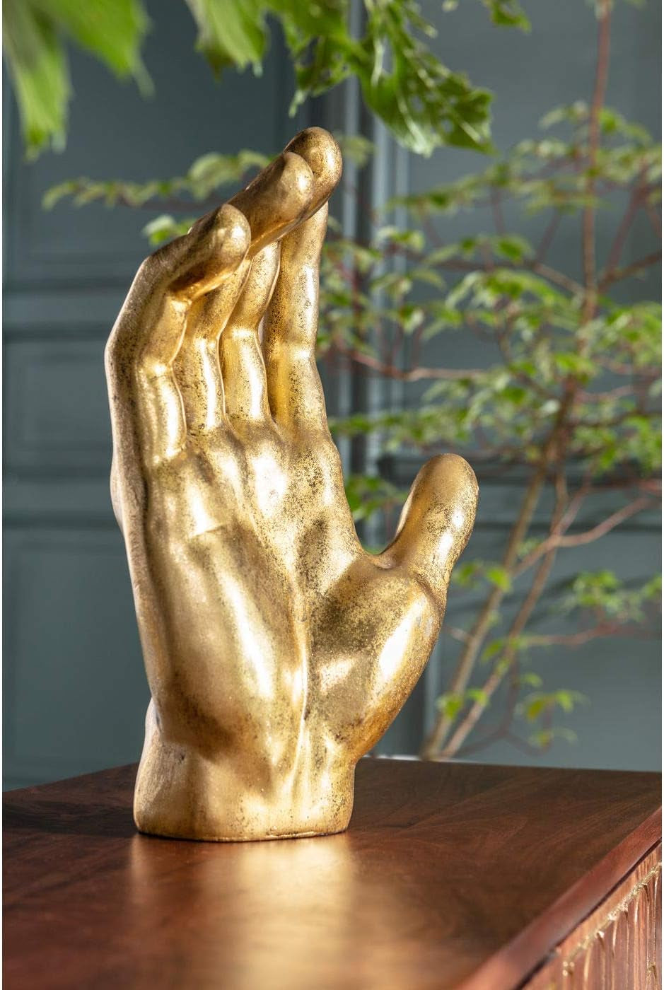 Mano Gold | Hand-Skulptur 35 cm
