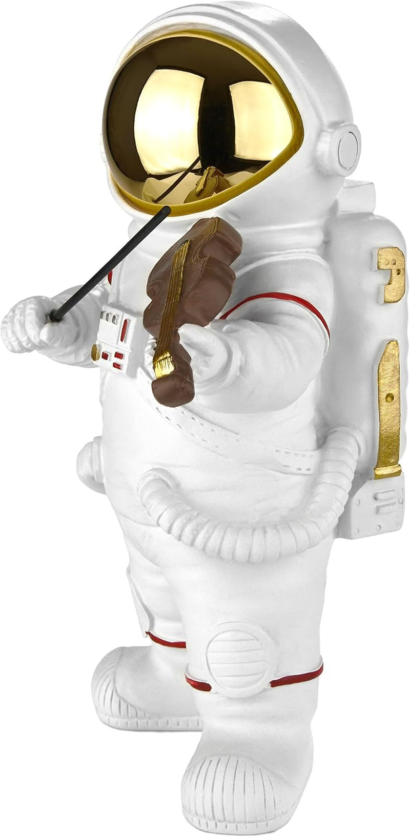 Violin Astronaut Gold - Musiker-Figur 20 cm