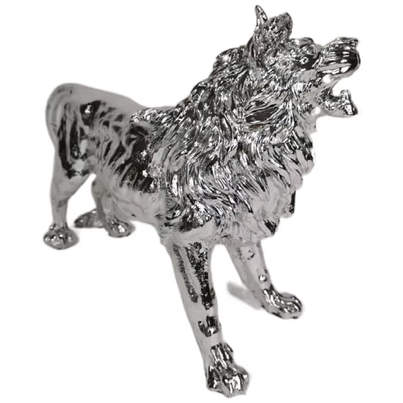 Lion Guard Löwen-Skulptur 45 x 17 x 31 cm in Goldoptik - Ansicht 4