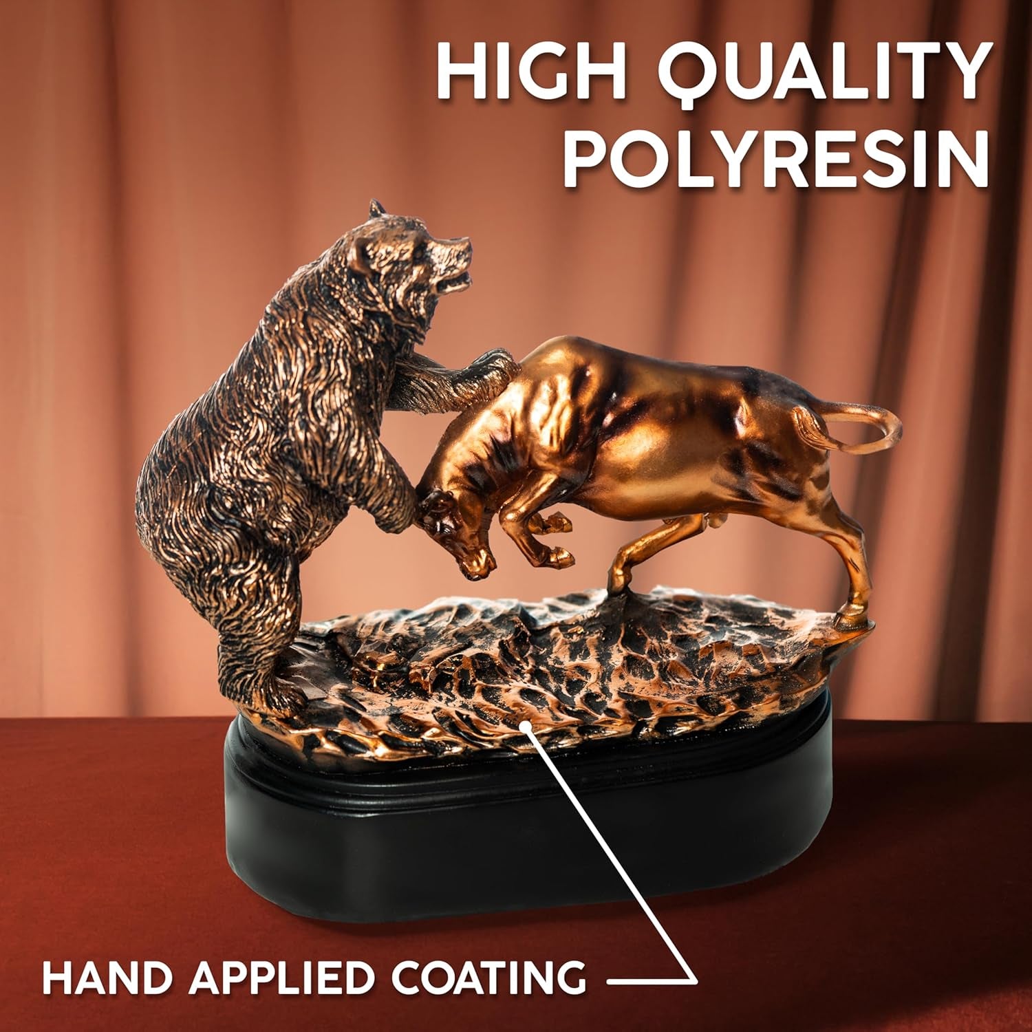 Wall Street Bull & Bear Bronze | Börsen-Skulptur