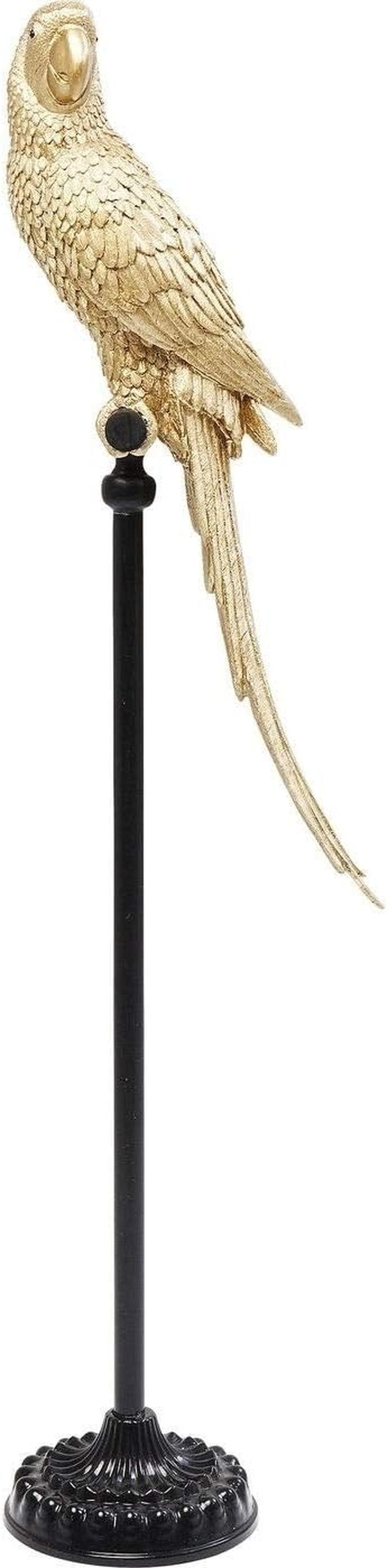 Parrot Gold 116 cm - Große Papagei-Skulptur