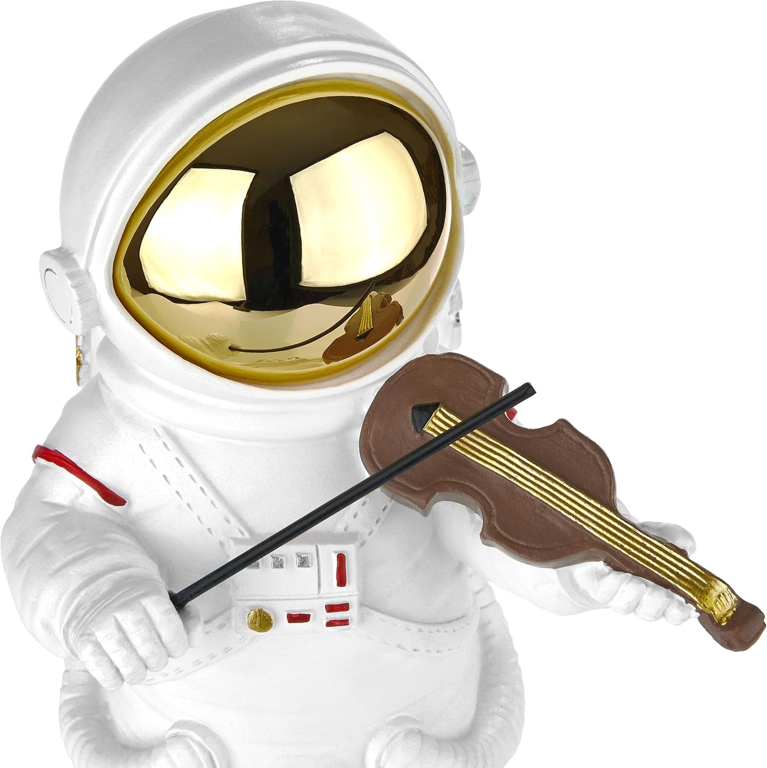 Violin Astronaut Gold - Musiker-Figur 20 cm