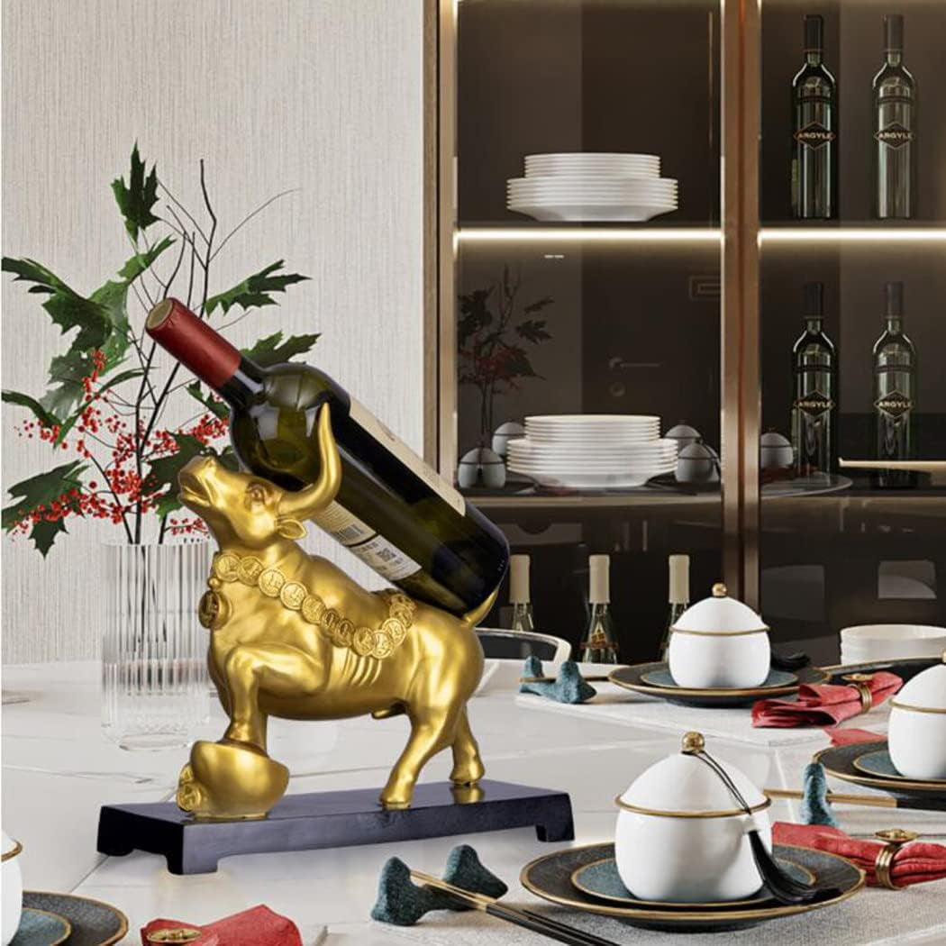 Wall Street Bull Brown | Office Skulptur 30 cm