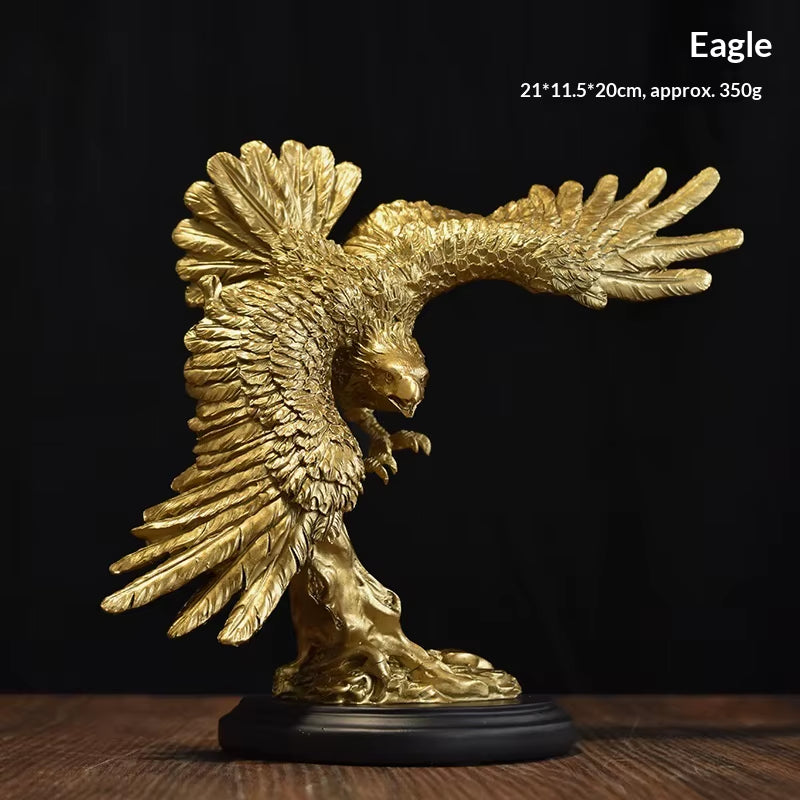 Goldenes Designobjekt für Regal Sideboard und Geschenkidee - Ansicht 6