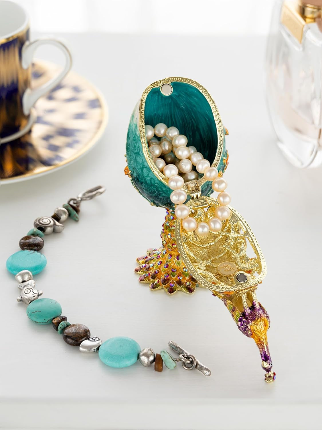Crystal Schmuckei Gold | Sammlerobjekt mit Kristall-Look