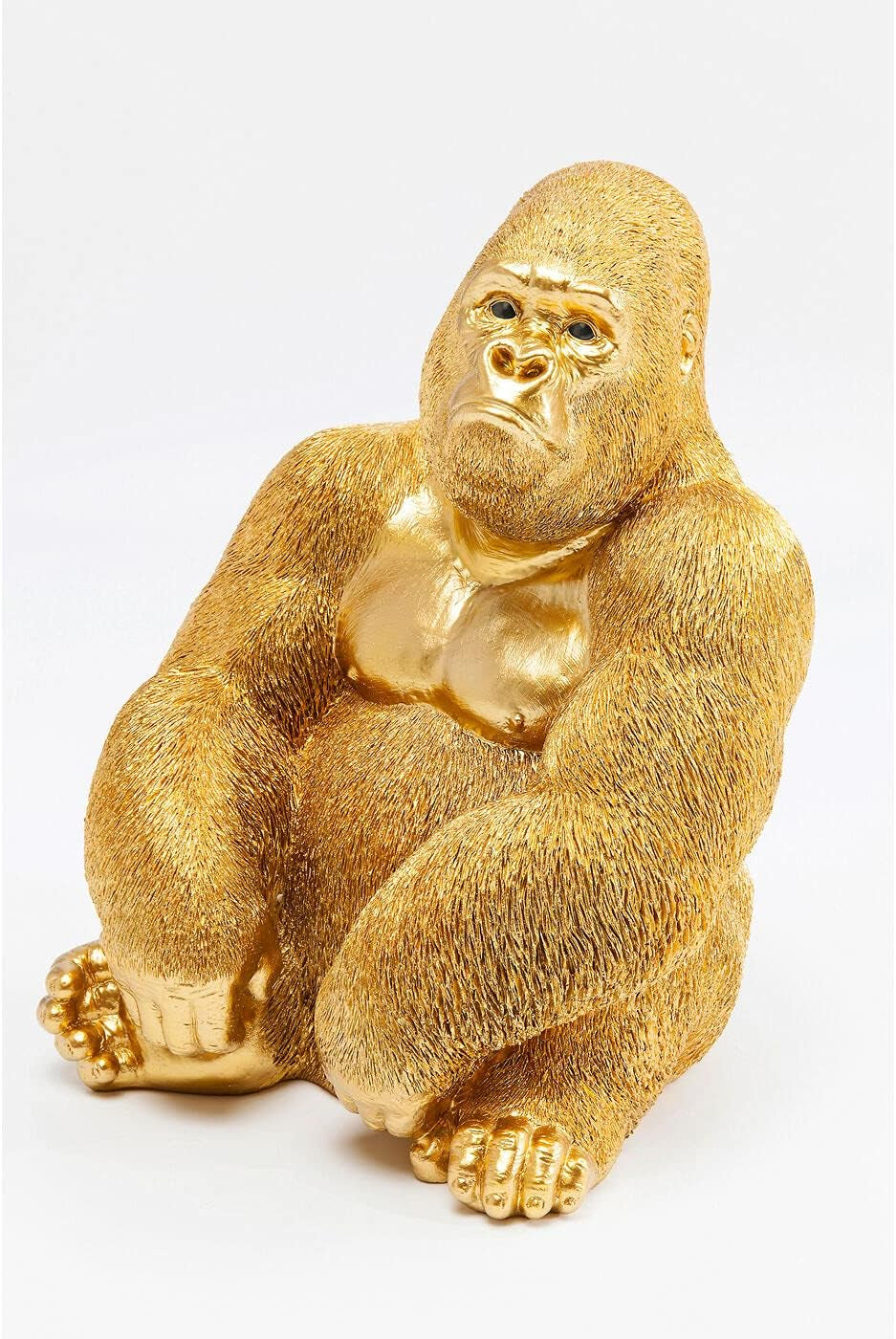 Monkey Gorilla Gold - Dekofigur mit Goldoptik 39 cm