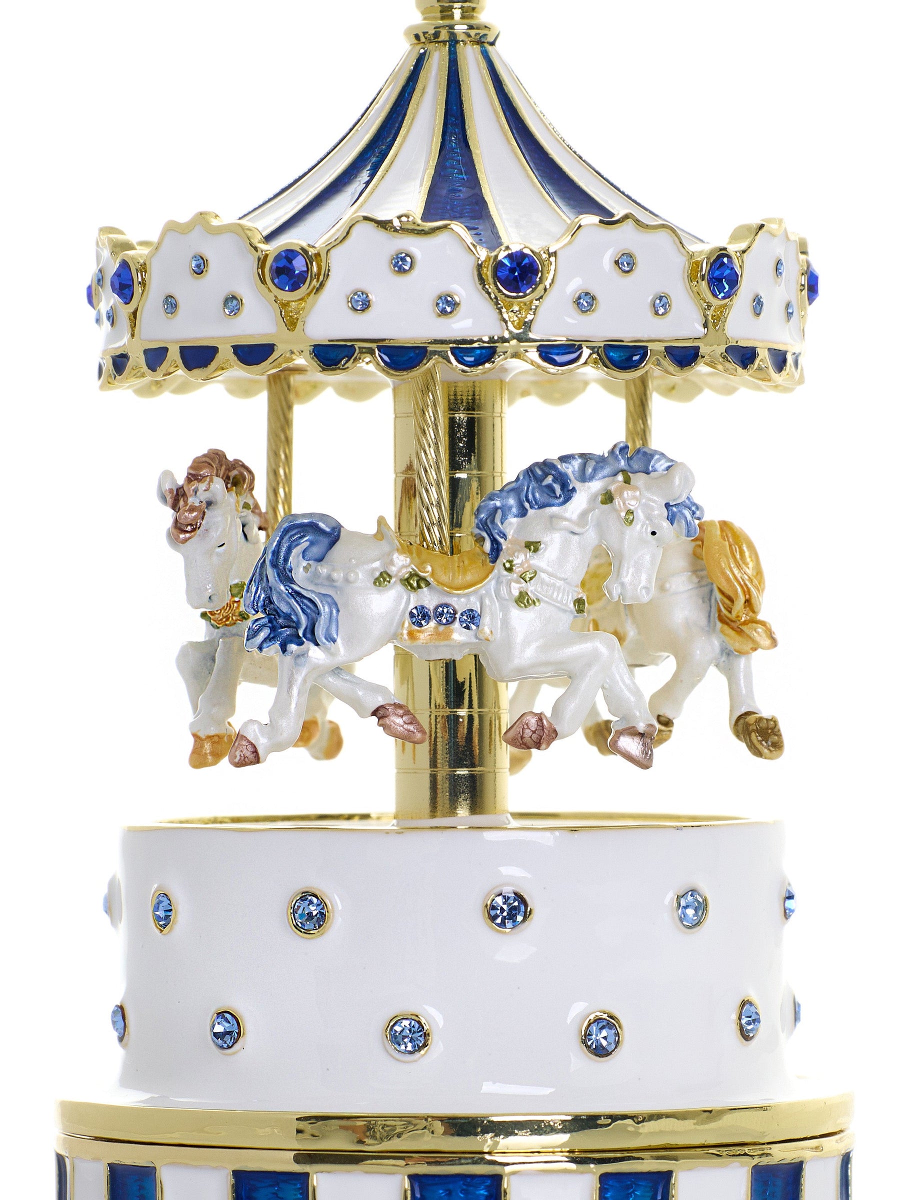 Blue Horse Carousel Collector Box | Limitierte Geschenkidee - LAFFARTS Gallery