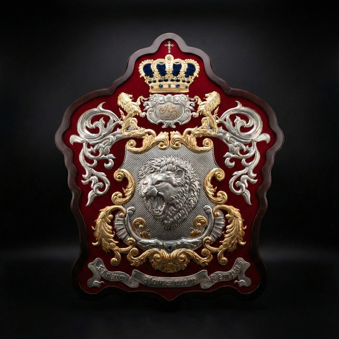 Dynasty Shield 115 cm | Heraldisches Gold-Unikat von Sergey Filippenko