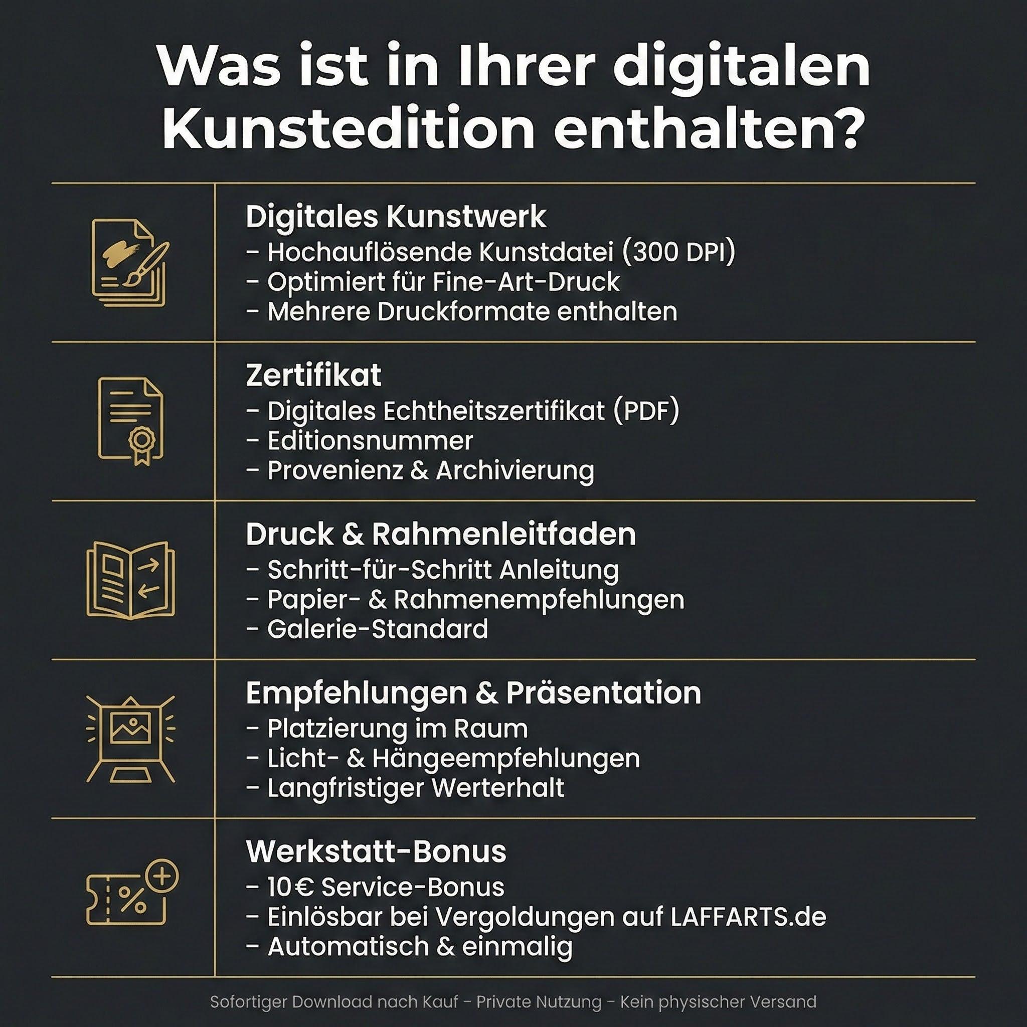 [Wandkunst „Tiefe der Wurzeln“ – Goldene Kintsugi-Ästhetik auf tiefschwarzem Grund | LAFFARTS] - Luxus Wandbild mit 24 Karat Gold | Dark Luxury Interior & Wanddekoration.