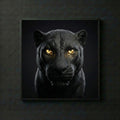 [THE BLACK PANTHER | Luxus Wandbild Schwarz Gold | Dominanz & Fokus | Geschenk für Männer | High-Res Download] - Luxus Wandbild mit 24 Karat Gold | Dark Luxury Interior & Wanddekoration.