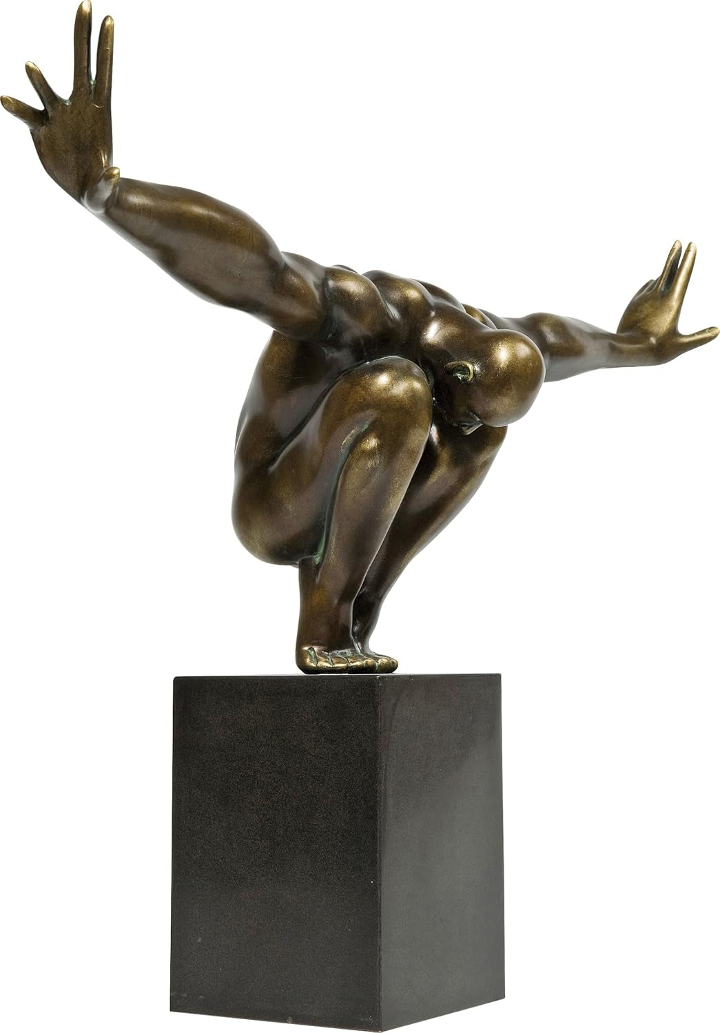 Athlet Bronze Skulptur - Kraftvolles Statement Piece