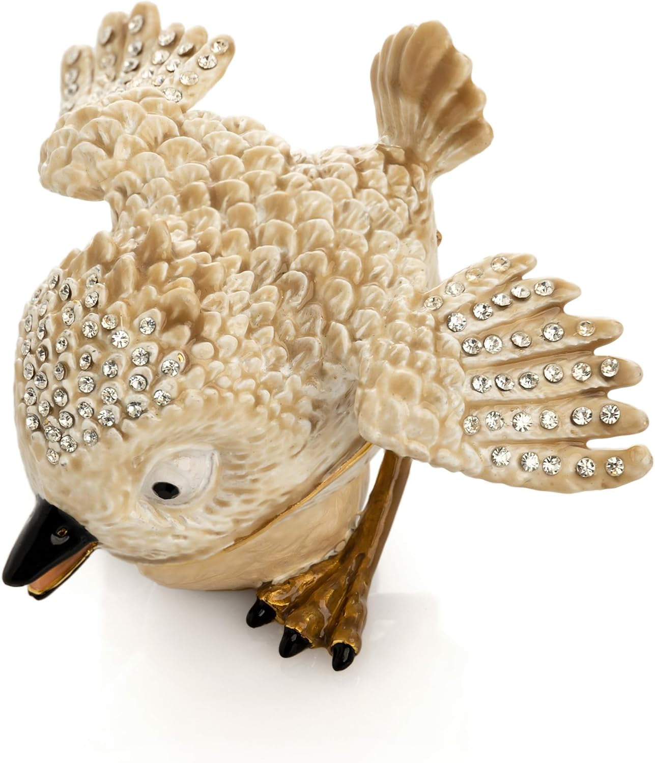 Vogel Schmuckei Gold - Schmuckkästchen mit Goldakzent